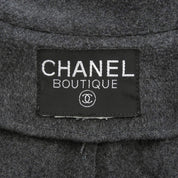 CC Mark Button Long Coat Grey