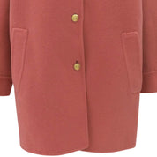 Logo Button Coat #42 Pink