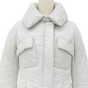 Logo Embroidered Down Jacket #36 Gray