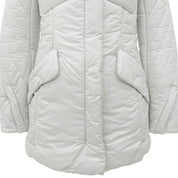 Logo Embroidered Down Jacket #36 Gray