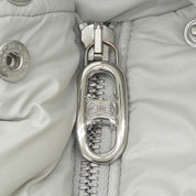Logo Embroidered Down Jacket #36 Gray