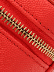 2019年頃製 キャビアスキンCCフィリグリー2Wayバッグ レッド