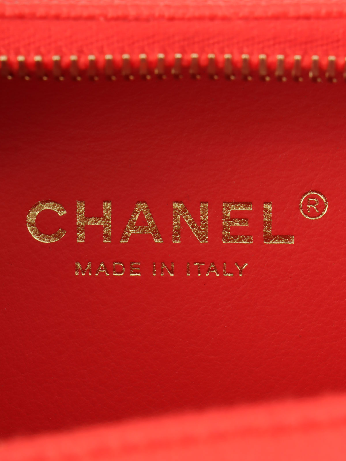 2019年頃製 キャビアスキンCCフィリグリー2Wayバッグ レッド