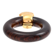 A Journey Through the Stars Exhibition Scarf Ring (Brown/Gold)
