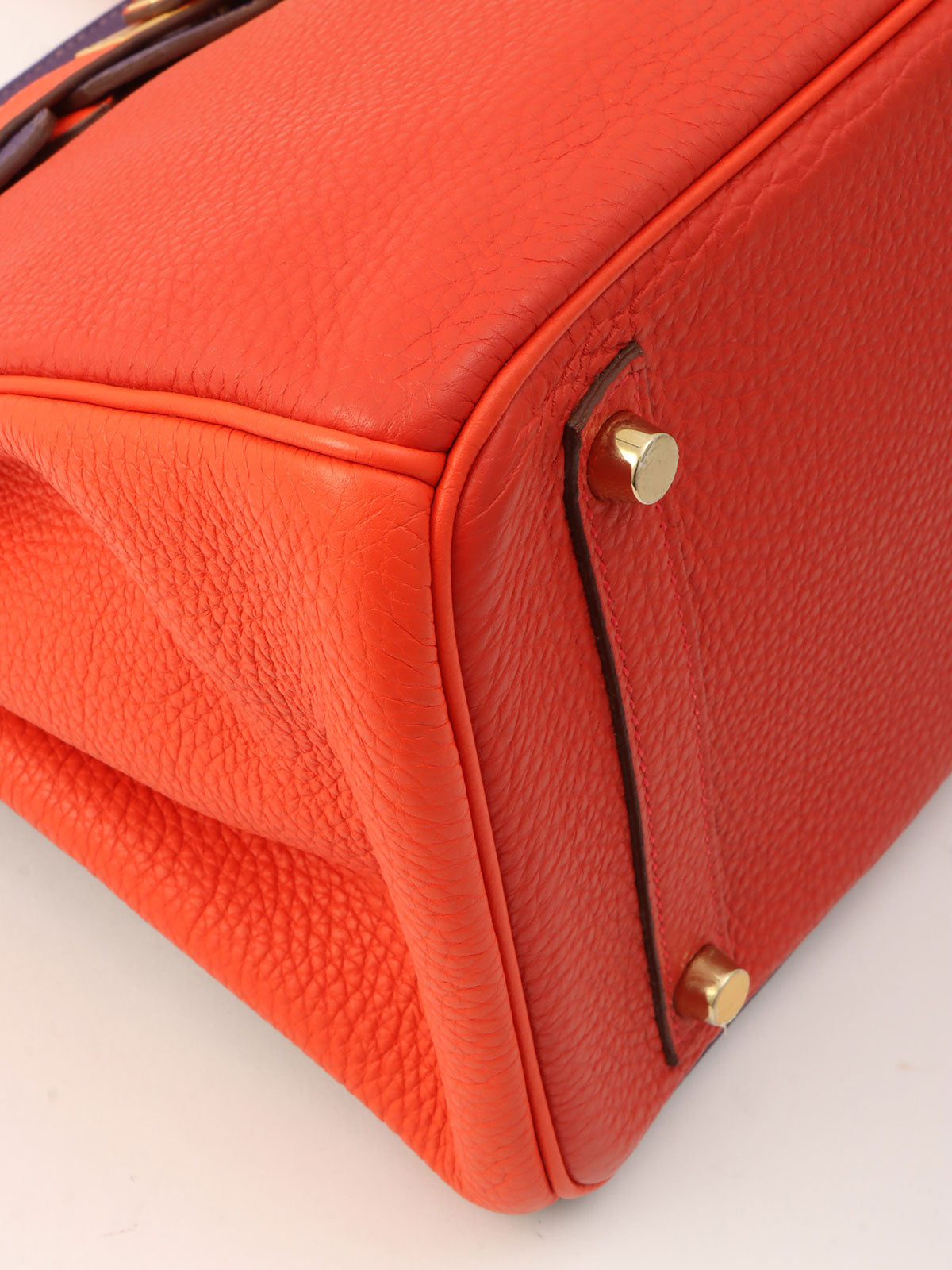 2012 Made Birkin 30 Rouge Vif/Rouge Pivoine/Ultraviolet
