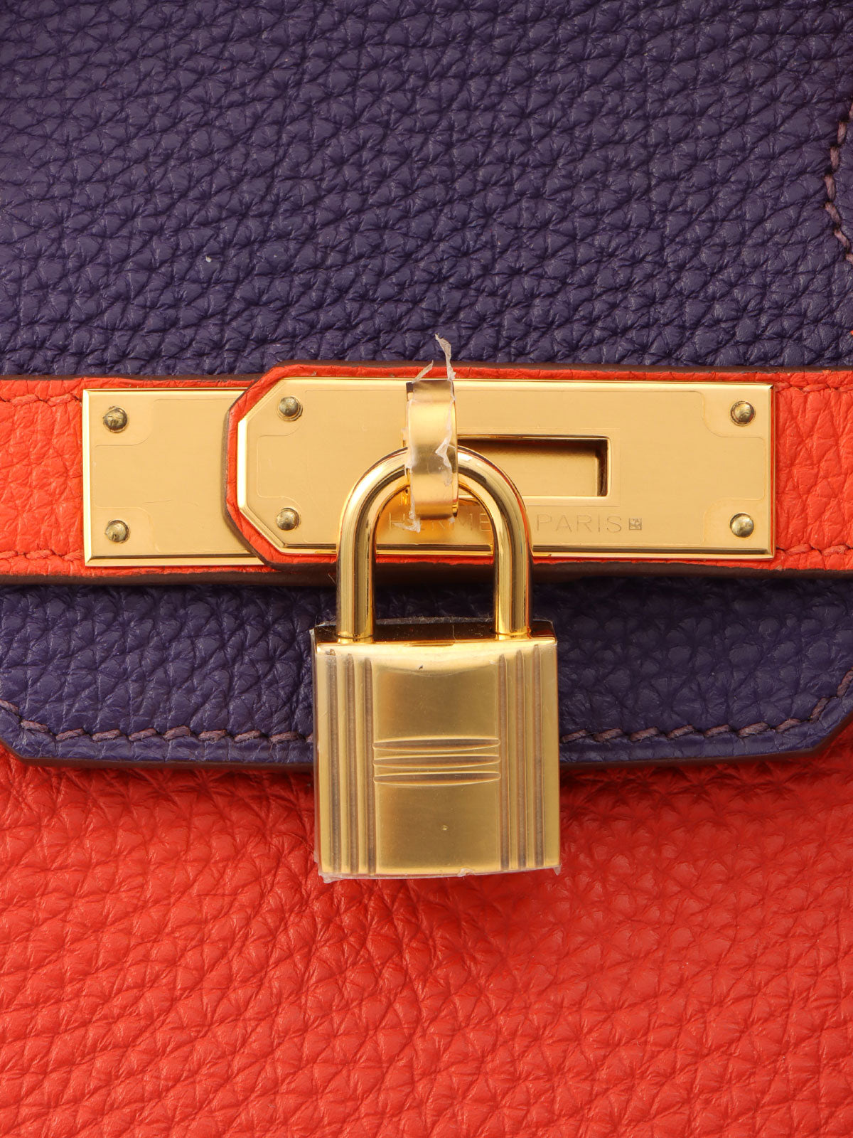2012 Made Birkin 30 Rouge Vif/Rouge Pivoine/Ultraviolet
