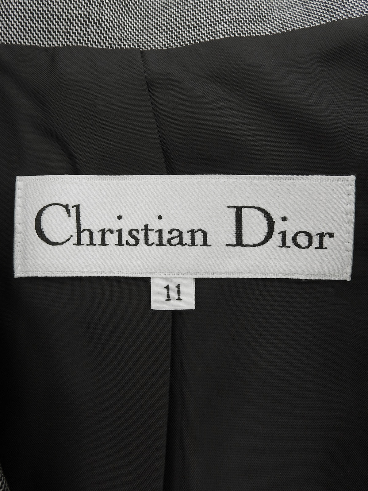 Piped Double-Breasted Jacket #11 Gray