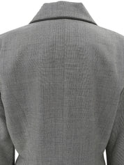 Piped Double-Breasted Jacket #11 Gray