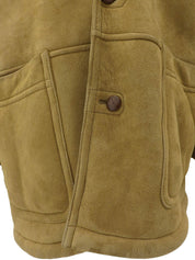 シープスキンムートンコート #Men's L ベージュ