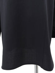 Wool logo button long-sleeve shirt #38 Navy