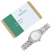 Datejust 26mm 179174G, 10P Diamond, Automatic, White Sunbeam