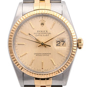 1985 Datejust 36mm 16013 Automatic Champagne Tapestry