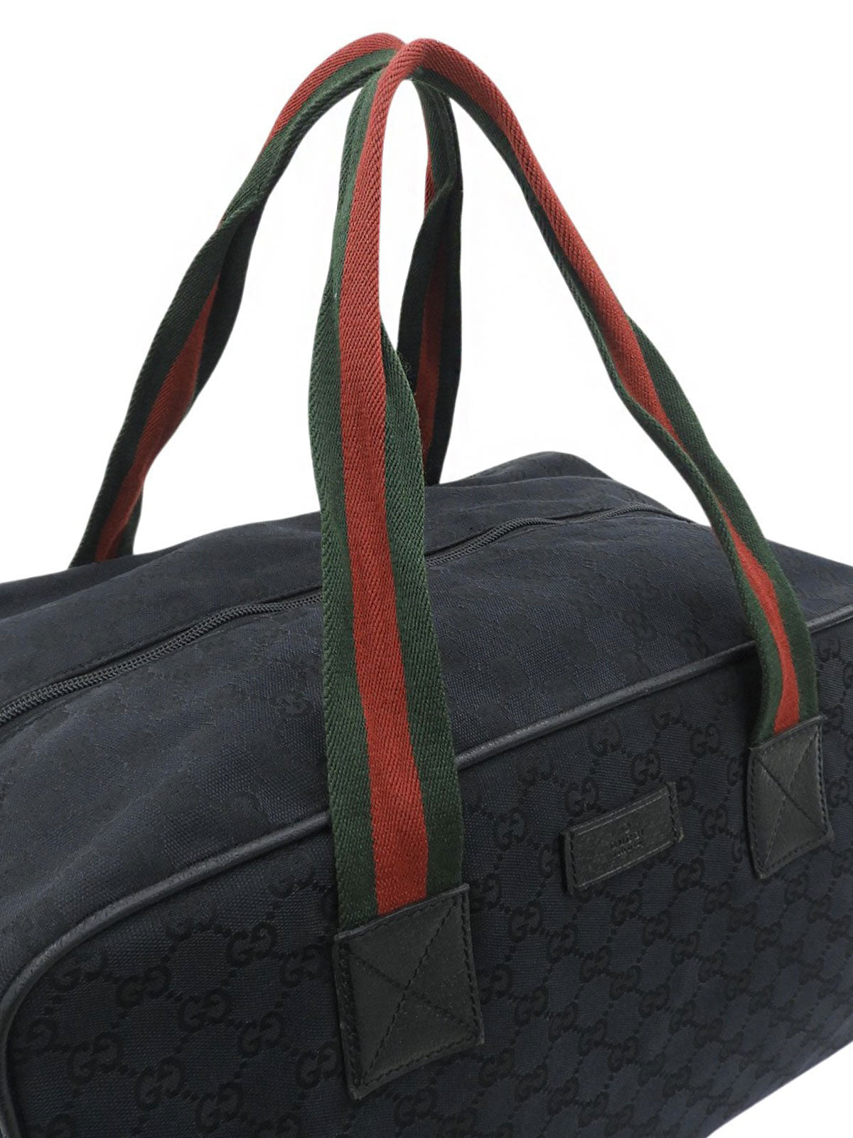 Canvas GG Pattern Tote Bag Navy