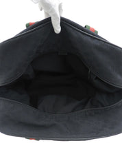 Canvas GG Pattern Tote Bag Navy