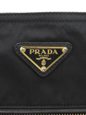 Logo Plate Tote Bag Black
