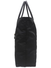 Logo Plate Tote Bag Black