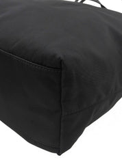 Logo Plate Tote Bag Black