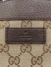 Canvas GG Pattern Tote Bag Beige/Brown