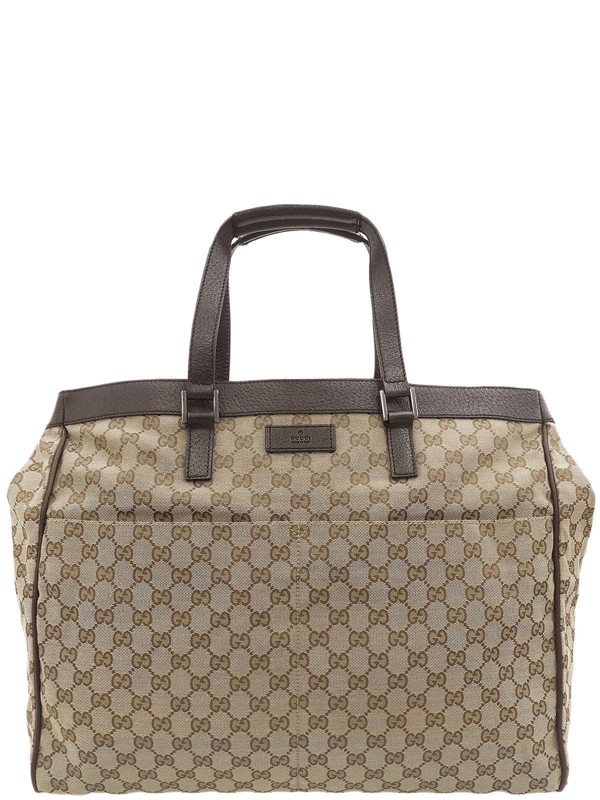 Canvas GG Pattern Tote Bag Beige/Brown