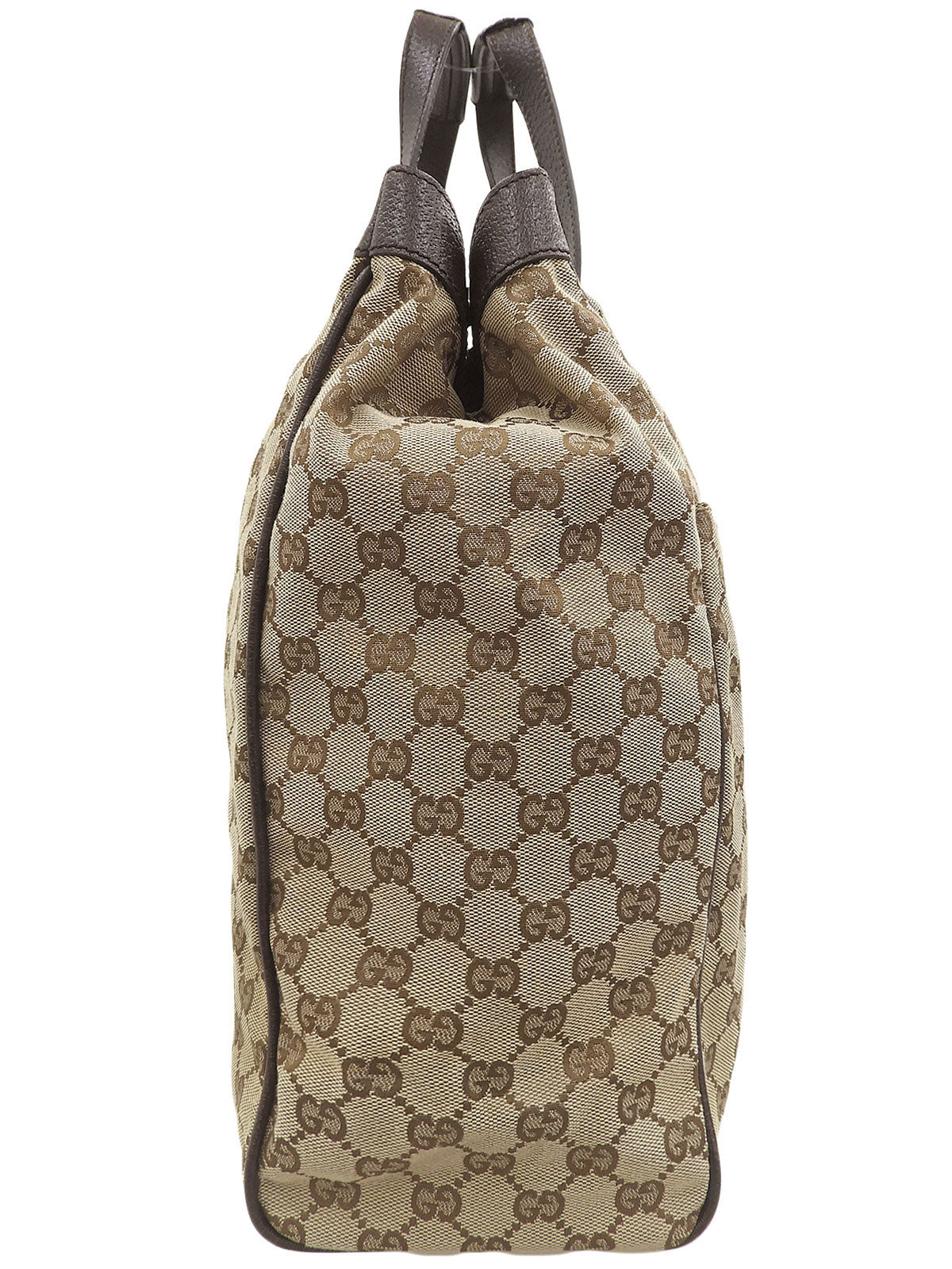 Canvas GG Pattern Tote Bag Beige/Brown