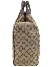 Canvas GG Pattern Tote Bag Beige/Brown