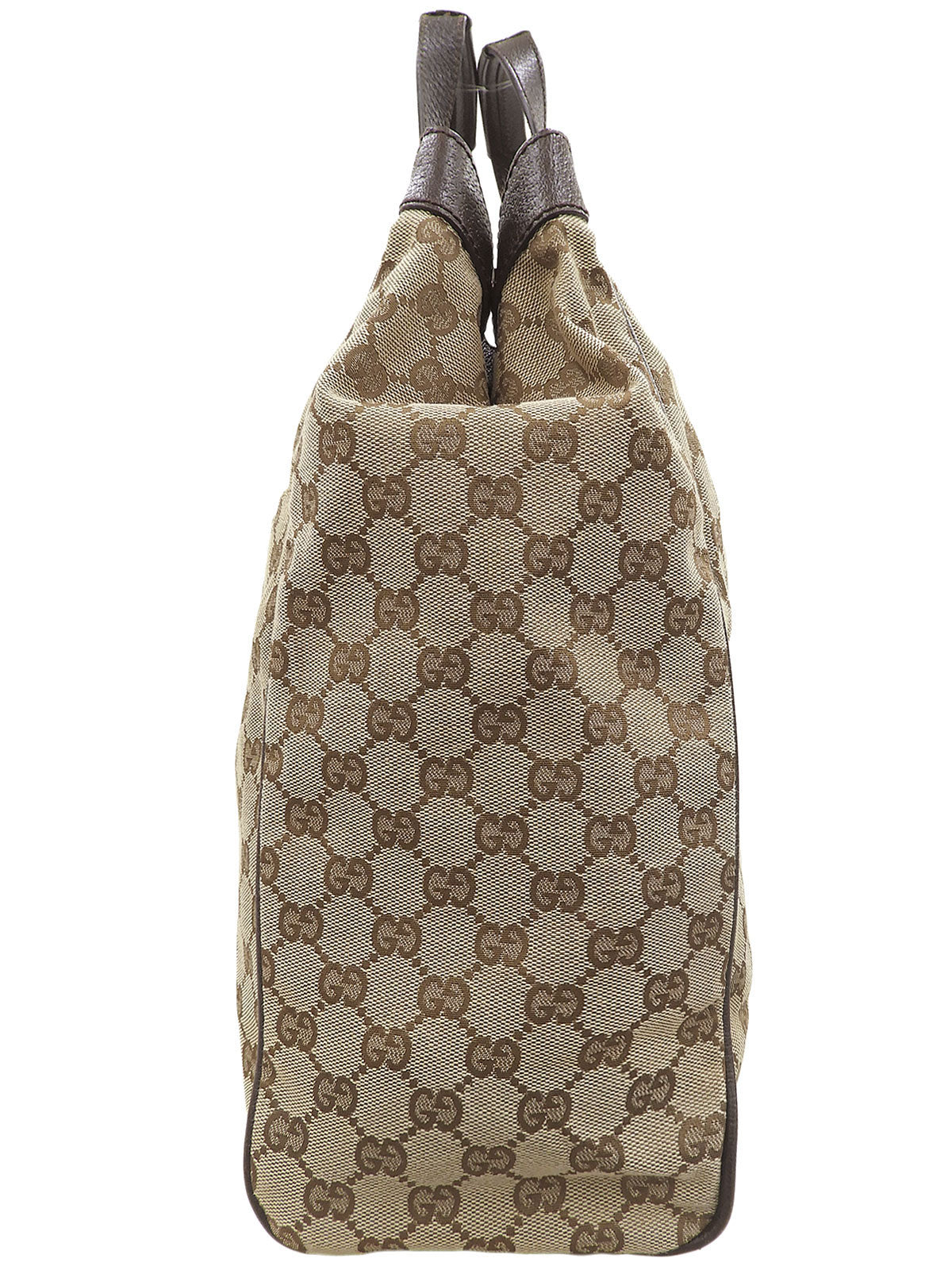 Canvas GG Pattern Tote Bag Beige/Brown