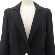2007 Chanel button jacket, size 36, black