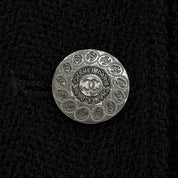 Wool CC Mark Button Jacket Black