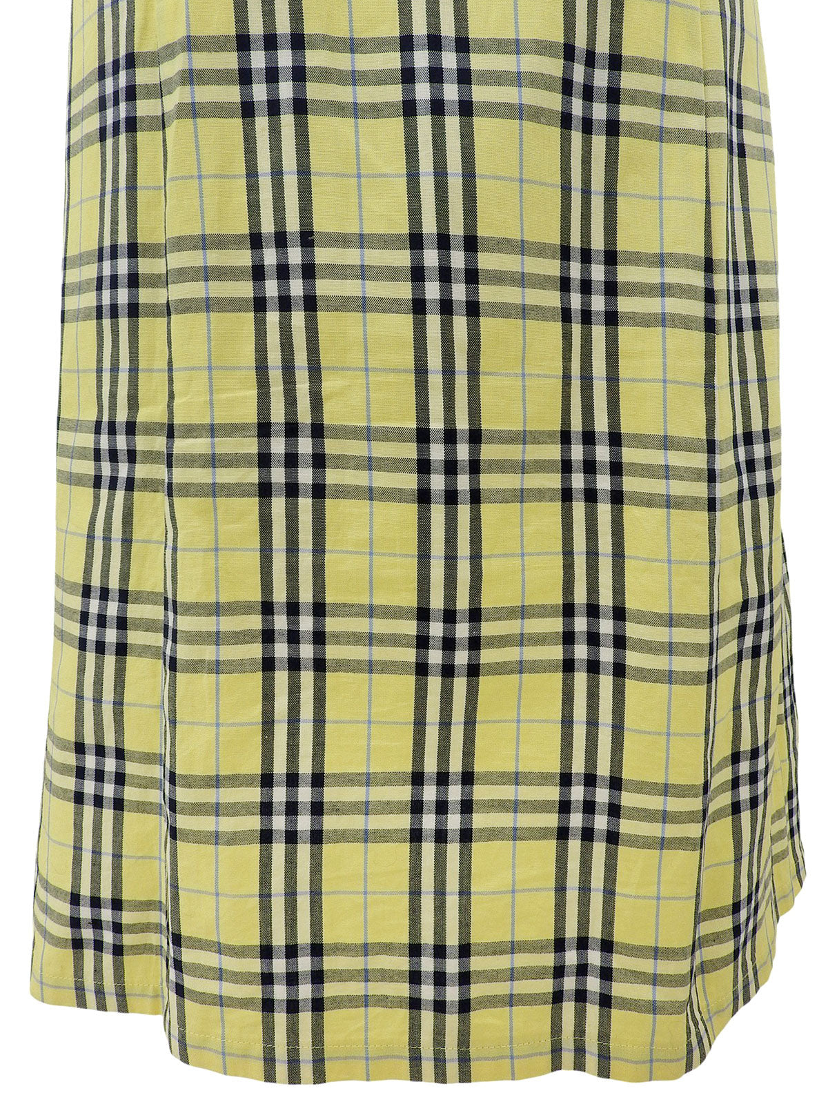 ノバチェックパターンノースリーブワンピース #38 イエロー/ブラック