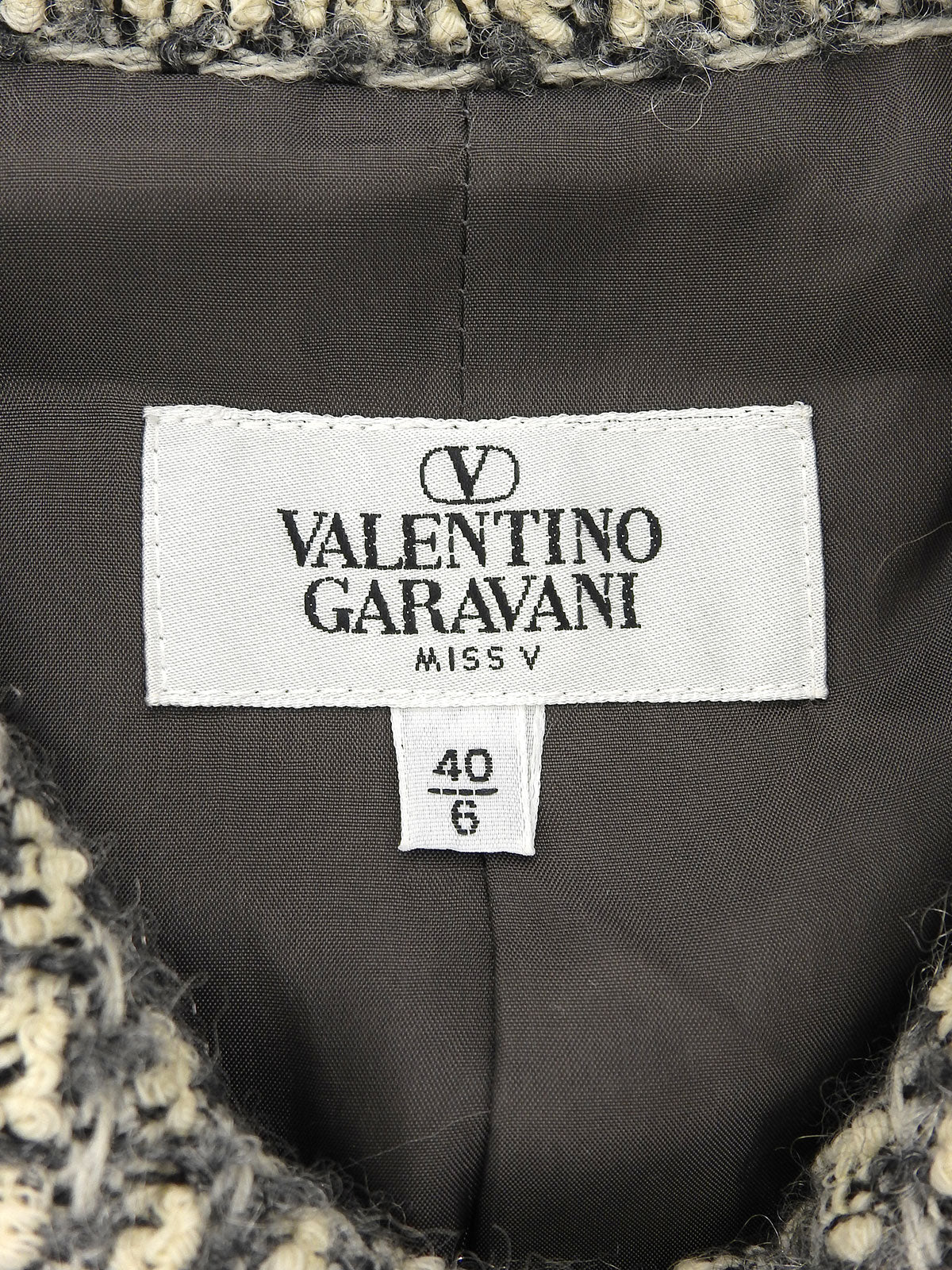 Tweed Jacket #40 White/Gray