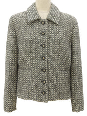 Tweed Jacket #40 White/Gray