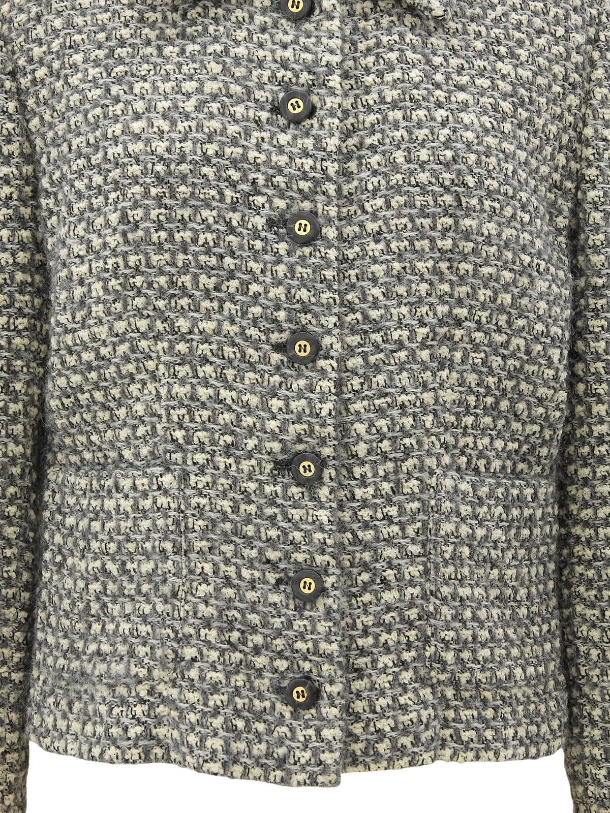 Tweed Jacket #40 White/Gray
