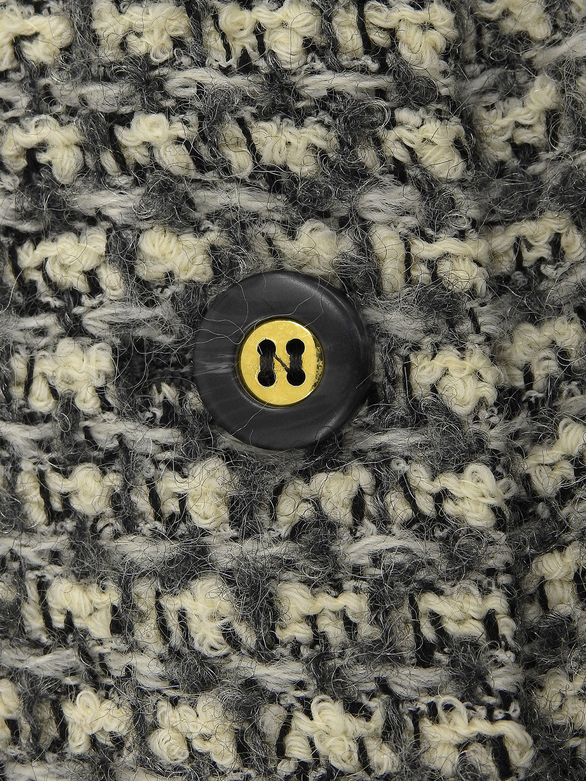 Tweed Jacket #40 White/Gray