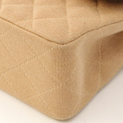 Around 1998 Made Classic Flap Chain Bag 23cm Beige