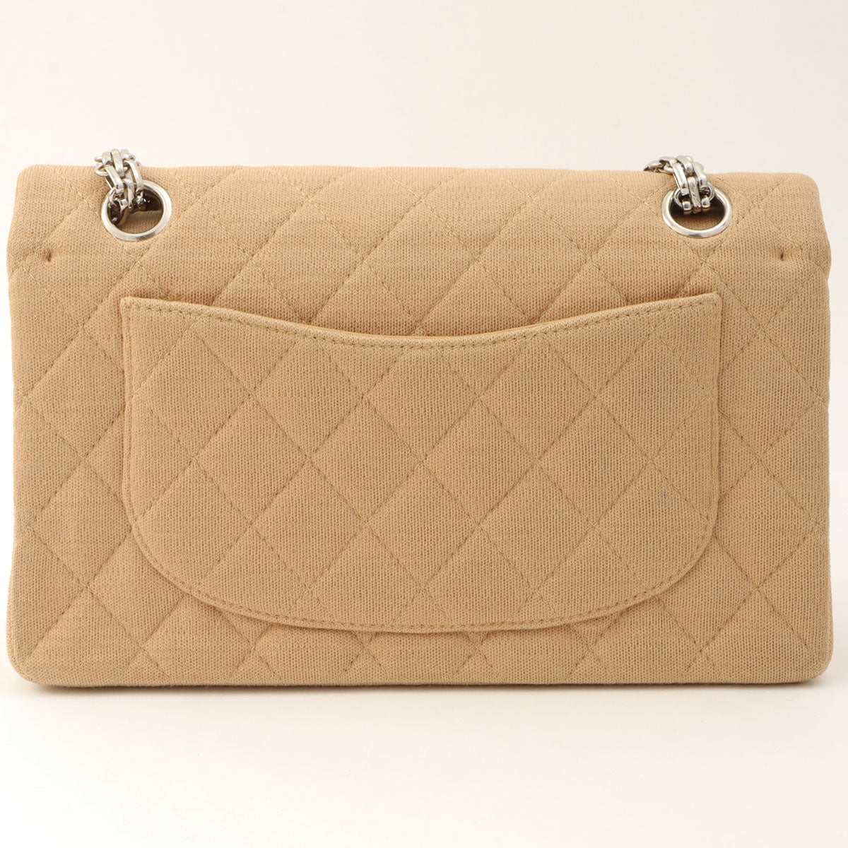 Around 1998 Made Classic Flap Chain Bag 23cm Beige