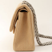 Around 1998 Made Classic Flap Chain Bag 23cm Beige