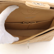 Around 1998 Made Classic Flap Chain Bag 23cm Beige