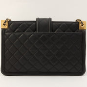 CC Turnlock Chain Shoulder Bag, circa 2015, Black