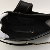 CC Turnlock Chain Shoulder Bag, circa 2015, Black