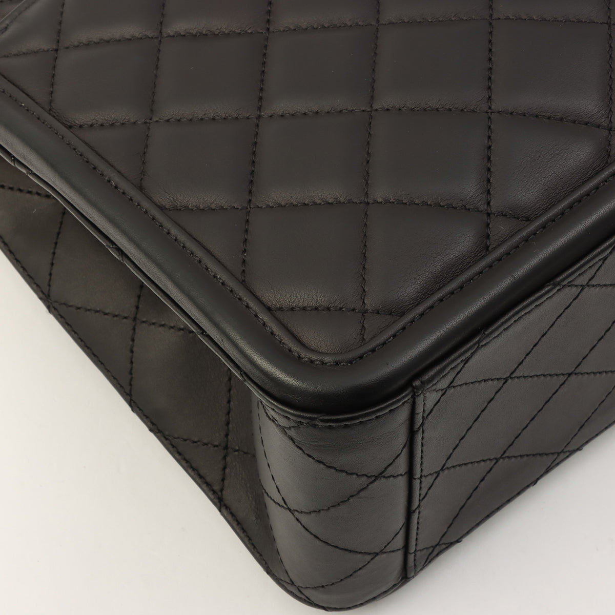 CC Turnlock Chain Shoulder Bag, circa 2015, Black