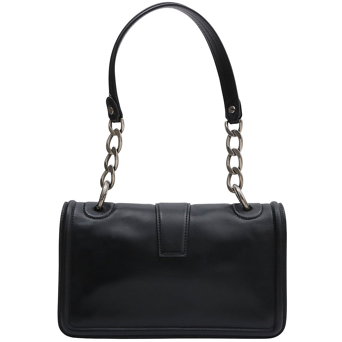 Around 2005 CC Turn-Lock Chain Shoulder Bag Black