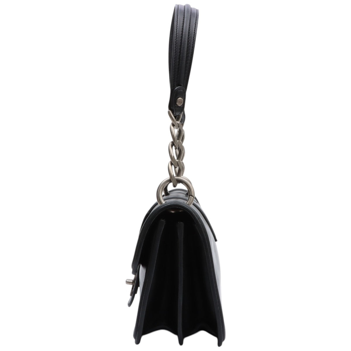 Around 2005 CC Turn-Lock Chain Shoulder Bag Black