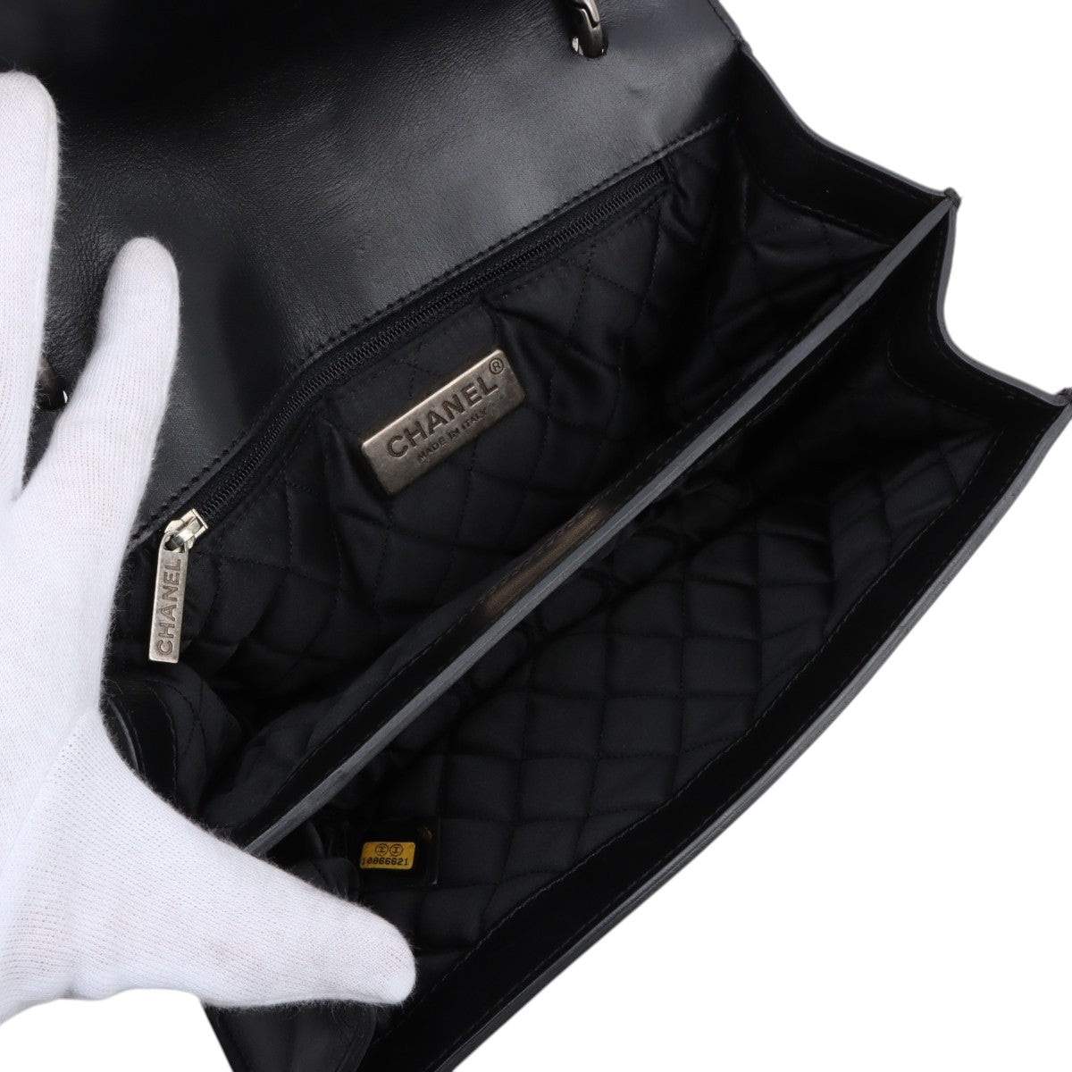 Around 2005 CC Turn-Lock Chain Shoulder Bag Black