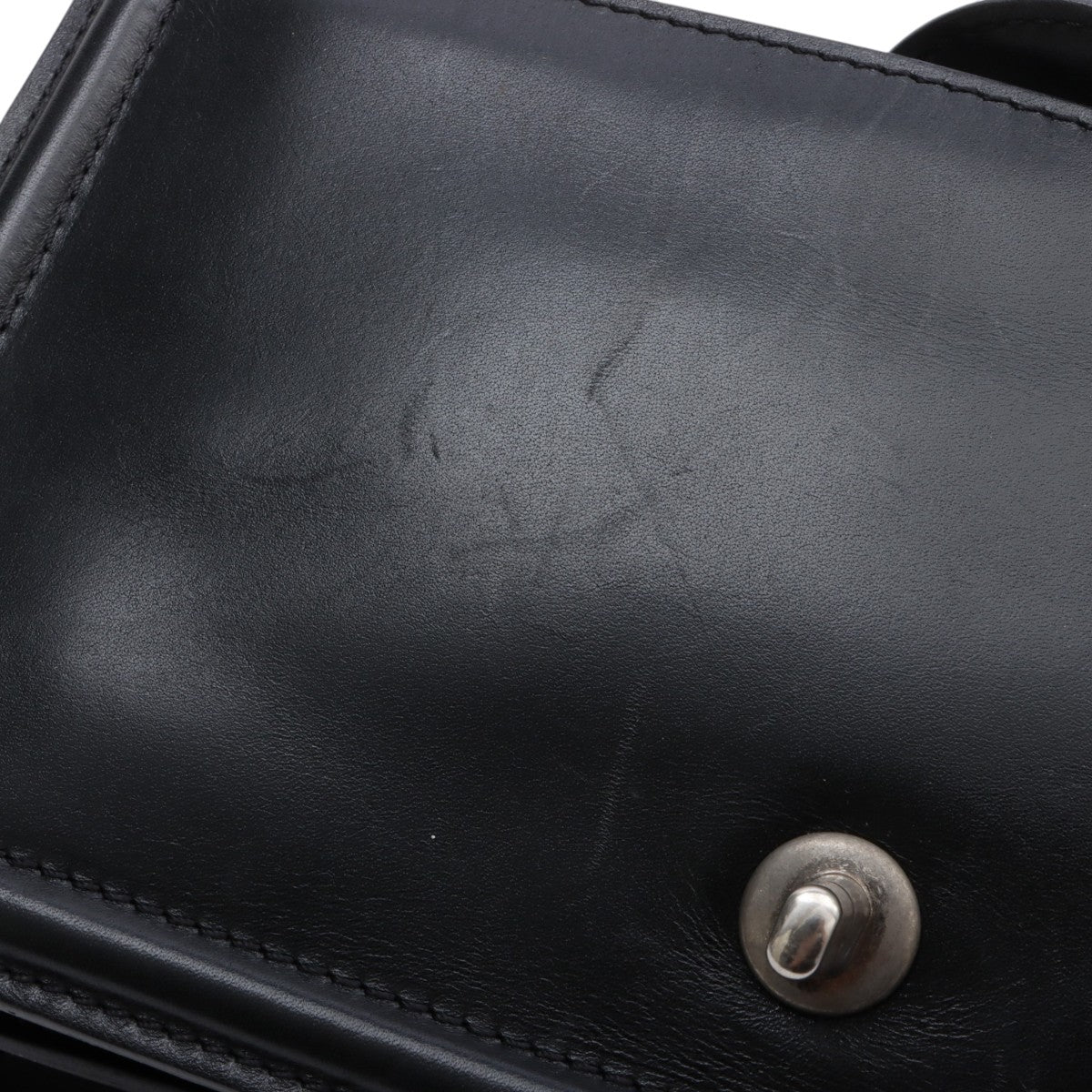 Around 2005 CC Turn-Lock Chain Shoulder Bag Black