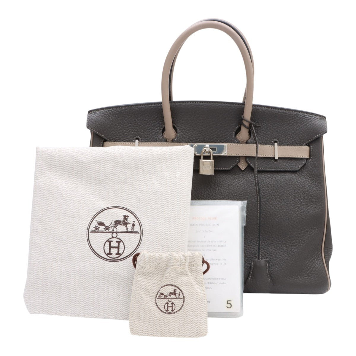 2008年产 Birkin 35 大象灰/沥青灰