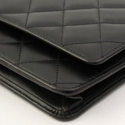 Cambon Line Chain Wallet, Black, circa 2011