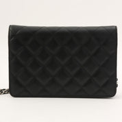 Cambon Line Chain Wallet, Black, circa 2011