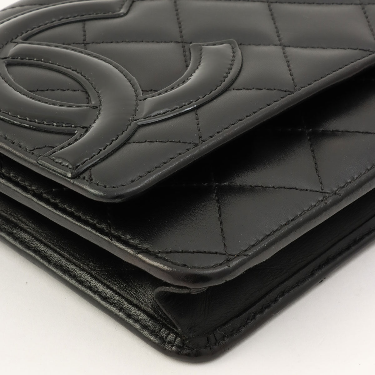 Cambon Line Chain Wallet, Black, circa 2011