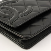 Cambon Line Chain Wallet, Black, circa 2011