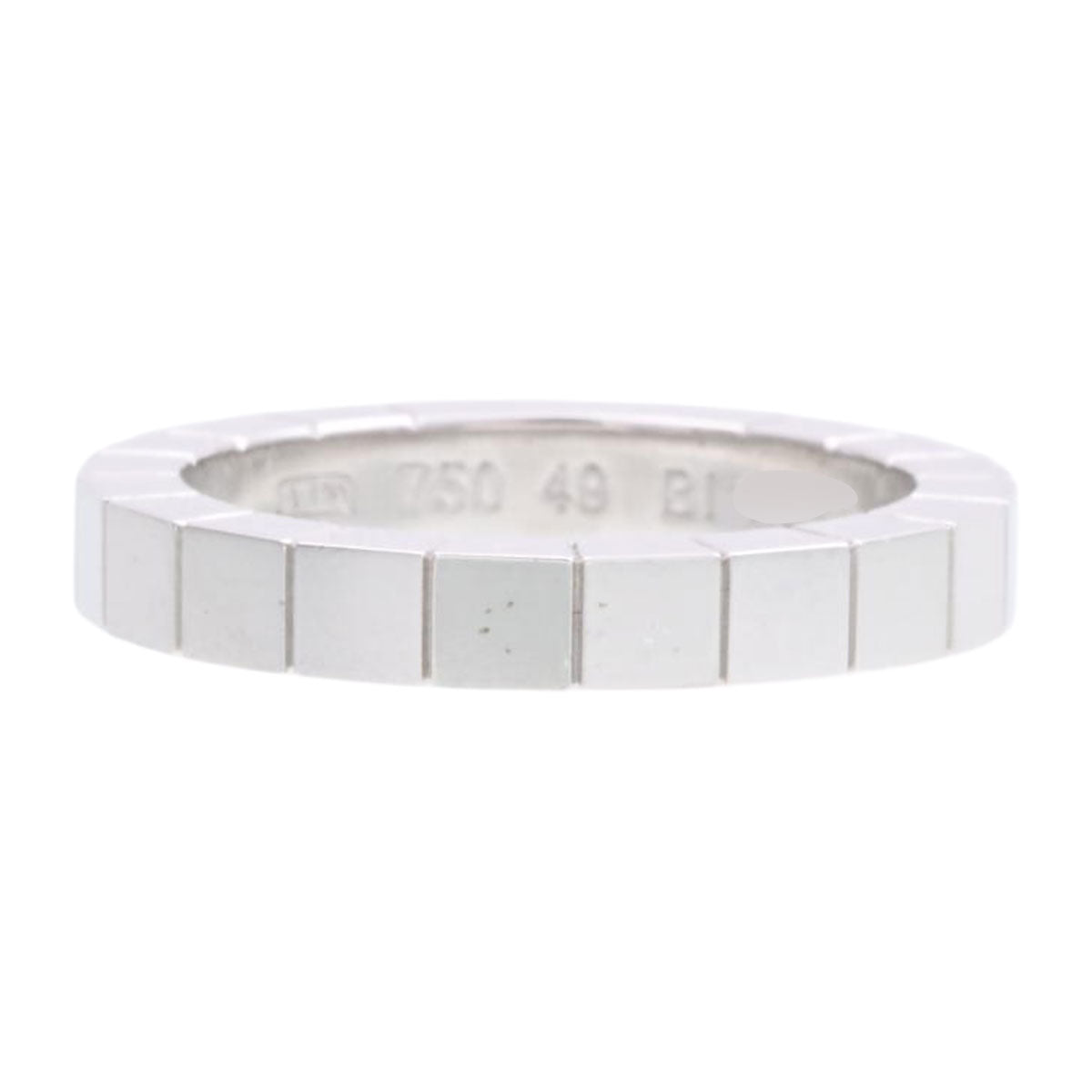 18K Cartier Lanieres戒指 #49 白K金